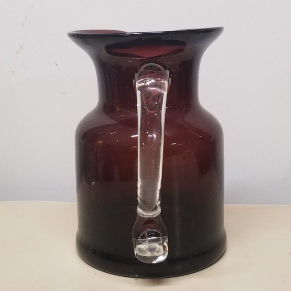 Amethyst Glass Blown Pitcher - Picture 8 of 8